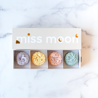 Moon Cakes from Miss Moon by Domi - Black Sesame, Red Bean, Red Lotus, Jujube -